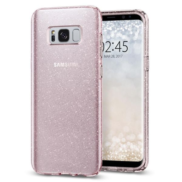 Чохол Spigen для Samsung S8 Liquid Crystal Glitter, Rose Quartz 565cs21615 фото