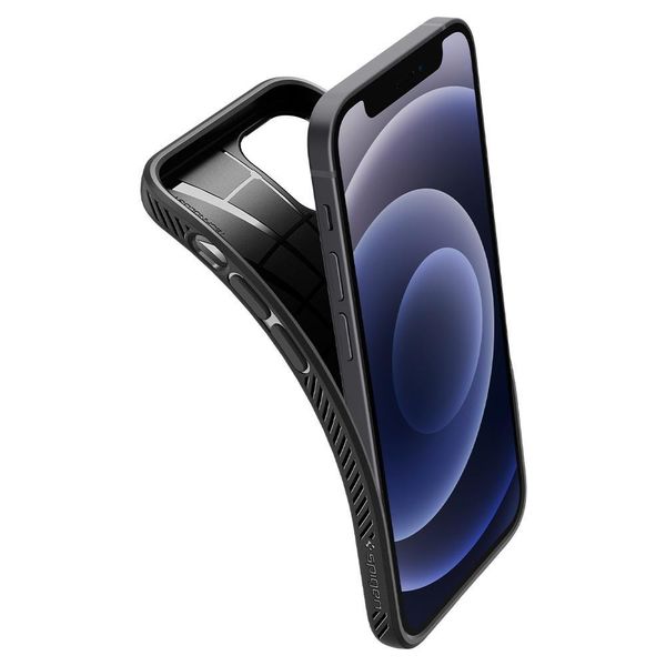 Чехол Spigen для iPhone 12 mini (5.4") - Liquid Air, Matte Black (ACS01744) ACS01744 фото