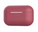 Чехол силиконовый для наушников Apple Airpods Pro, силикон, разные цвета Бордовый 1091437346 фото