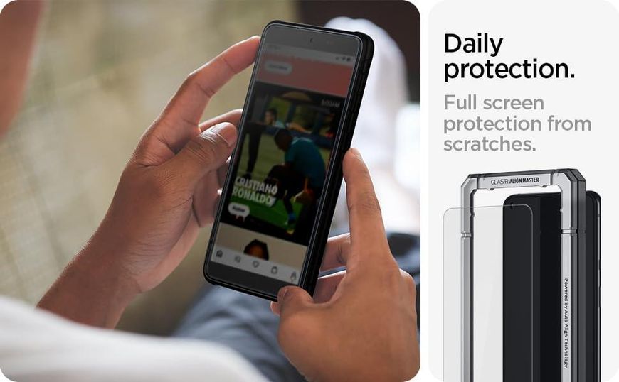 Захисне скло Spigen Samsung Galaxy X Cover 5 - ALIGNmaster (2 шт), Clear (AGL03005) AGL03005 фото