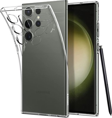 Чехол Spigen для Samsung Galaxy S23 Ultra - Liquid Crystal, Crystal Clear (ACS05610) ACS05610 фото