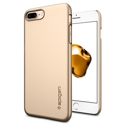 Чехол Spigen для iPhone 8 Plus / 7 Plus Thin Fit, Champagne Gold (043CS20734) 043CS20734 фото