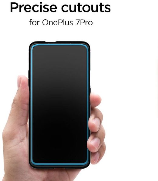 Захисне скло Spigen для OnePlus 7 Pro GLAS.tR SLIM, Black (K09GL26502) K09GL26502 фото