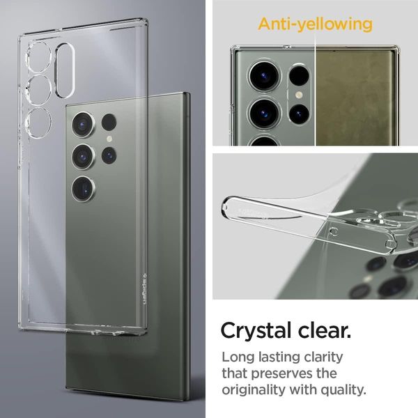 Чехол Spigen для Samsung Galaxy S23 Ultra - Liquid Crystal, Crystal Clear (ACS05610) ACS05610 фото