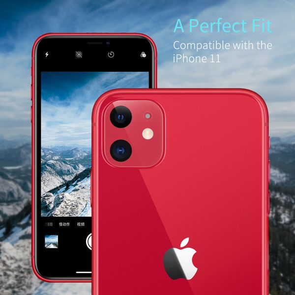 Защитное стекло для камеры ESR для iPhone 11 Fullcover Camera Glass Film, Red (3C03195200601) 109205 фото