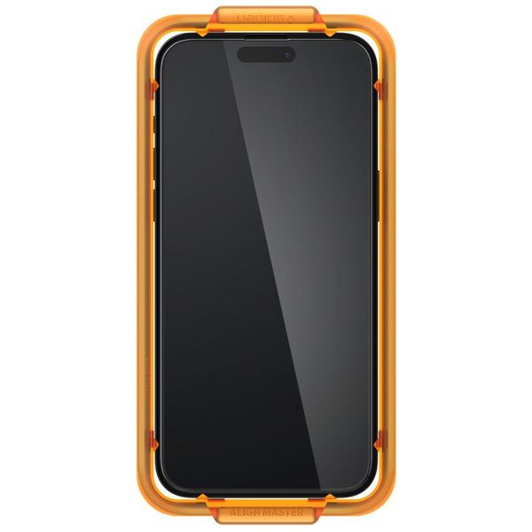 Захисне скло Spigen для iPhone 15 Pro Max - ALIGNmaster (2 шт), Black (AGL06875) AGL06875 фото