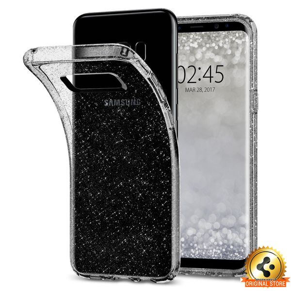 Чохол Spigen для Samsung S8 Liquid Crystal Glitter, Space Quartz 565cs21616 фото
