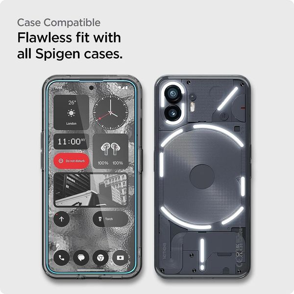 Захисне скло Spigen для Nothing Phone 2 - Glas.tR AlignMaster (2 шт), Clear (AGL06981) AGL06981 фото