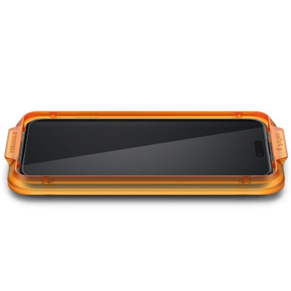 Захисне скло Spigen для iPhone 15 Pro Max - ALIGNmaster (2 шт), Black (AGL06875) AGL06875 фото