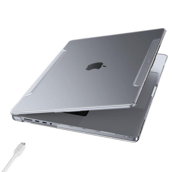 Чохол Spigen для MacBook Pro 16 (2022/2021) — Thin Fit, Crystal Clear (ACS04210) ACS04210 фото