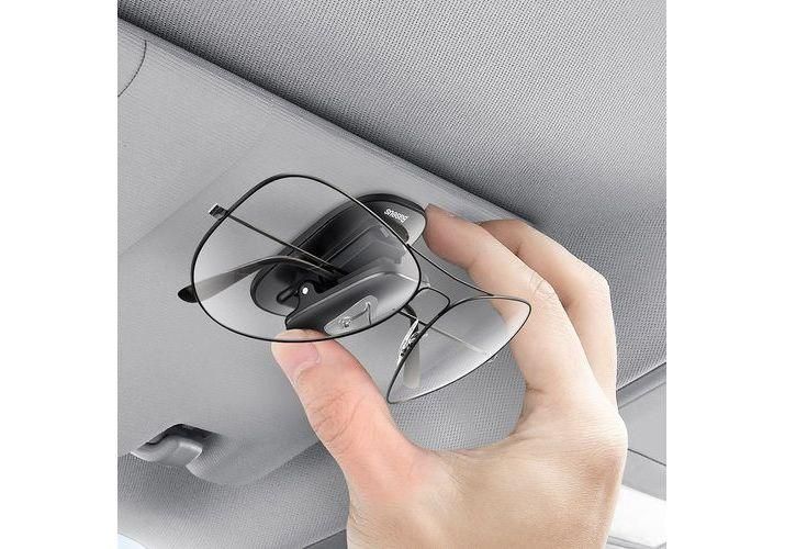 Тримач для окулярів автомобільний Baseus Platinum Vehicle Eyewear Clip Paste type (ACYJN-A01) 220096 фото
