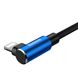 Кабель Baseus Elbow Type USB Cable to Lightning, (1m) Blue (CALMVP-03) CALMVP-03 фото 3