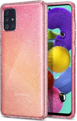 Чехол Spigen для Samsung Galaxy A51 - Liquid Crystal Glitter - Crystal Quartz (ACS00932) ACS00932 фото