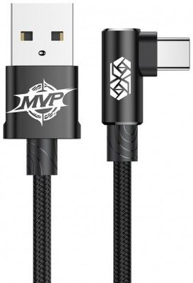 Кабель USB Baseus Type-C MVP Elbow 2м, Black (CATMVP-B01) CATMVP-B01 фото