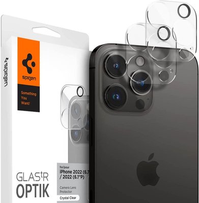 Защитное стекло Spigen для камеры iPhone 14 Pro / 14 Pro Max - Optik Camera Lens (2шт), Clear (AGL05228) AGL05228 фото