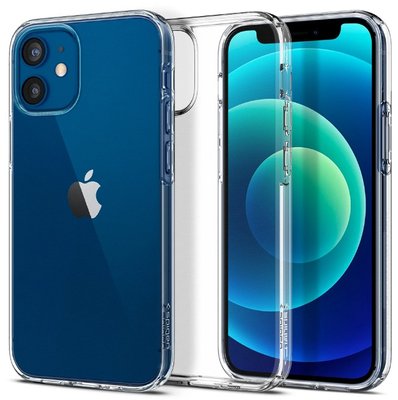 Чехол Spigen для iPhone 12 Mini 5.4" (2020) Liquid Crystal, Crystal Clear (ACS01740) ACS01740 фото