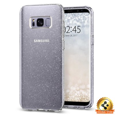 Чехол Spigen для Samsung S8 Liquid Crystal Glitter, Crystal Quartz 565cs21617 фото