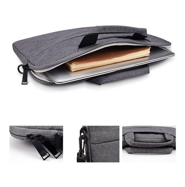 Сумка для ноутбука 14", Pocketbag, Dark Grey 710562 фото