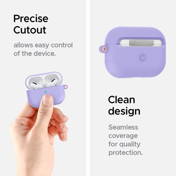 Чехол Spigen для Apple AirPods Pro Silicone Basic Ciel by CYRILL, Lavender (ASD00606) ASD00606 фото