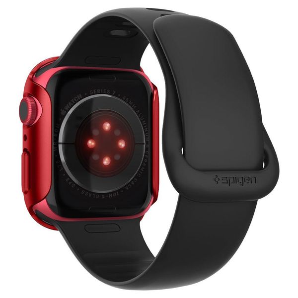 Чохол Spigen для Apple Watch 7 (45 mm) Thin Fit, Metallic Red (ACS04177) ACS04177 фото