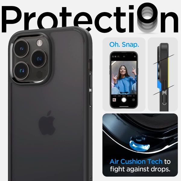 Чохол Spigen для iPhone 14 Pro - Ultra Hybrid, Frost Black (ACS04968) ACS04968 фото