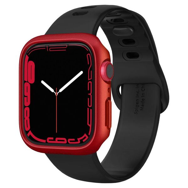 Чехол Spigen для Apple Watch 7 (45 mm) Thin Fit, Metallic Red (ACS04177) ACS04177 фото
