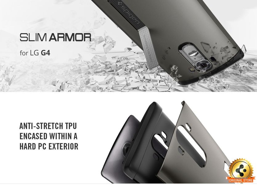 Чехол Spigen для LG G4 Slim Armor SGP11524 фото
