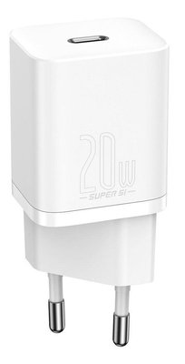 Сетевое ЗУ Baseus Super Si Quick Charger IC 20W EU, White (CCSUP-B02) 230002 фото