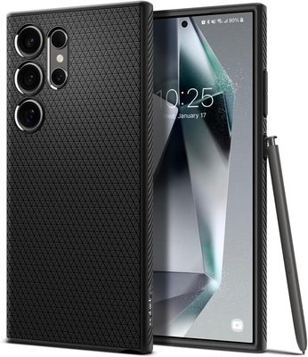 Чохол Spigen для Samsung Galaxy S24 Ultra - Liquid Air, Matte Black (ACS07287) ACS07287 фото
