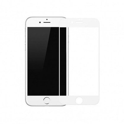 Защитное стекло Baseus для iPhone SE 2020/8/7 Silk-screen Pet Soft 0.23 mm, White (SGAPIPH8H-PE02) SGAPIPH8H-PE02 фото