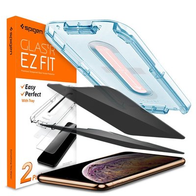 Защитное стекло Spigen для iPhone 11 Pro Max / Xs Max EZ FIT GLAS.tR Privacy, 2 шт. (065GL25688) 065GL25688 фото