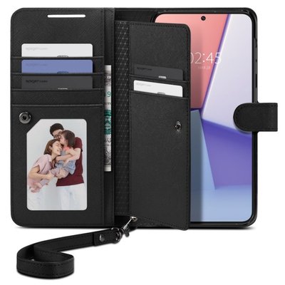 Книжка-Чехол Spigen для Samsung Galaxy S23 Plus - Wallet S Plus, Black (‎ACS05677) ACS05677 фото