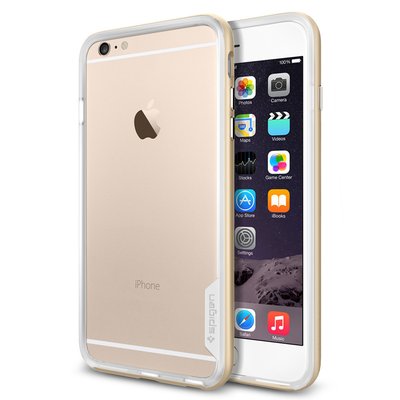 Бампер Spigen для iPhone 6S Plus/6 Plus Neo Hybrid EX, Shampagne Gold (SGP11061) SGP11061 фото