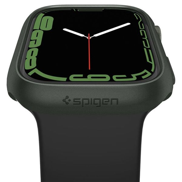 Чохол Spigen для Apple Watch 7 / 8 / 9 (45 mm) Thin Fit, Military Green (ACS04175) ACS04175 фото