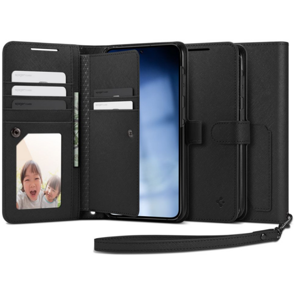 Книжка-Чохол Spigen для Samsung Galaxy S23 Plus - Wallet S Plus, Black (ACS05677) ACS05677 фото