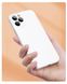 Чохол Baseus для iPhone 12 Liquid Silica Gel, Ivory white (WIAPIPH61N-YT02) 228498 фото 4
