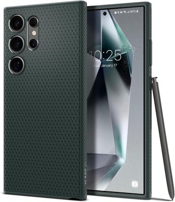 Чохол Spigen для Samsung Galaxy S24 Ultra - Liquid Air, Abyss Green (ACS07288) ACS07288 фото