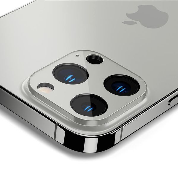 Защитное стекло Spigen для камеры iPhone 13 Pro - Optik (2шт), Silver (AGL04033) AGL04033 фото