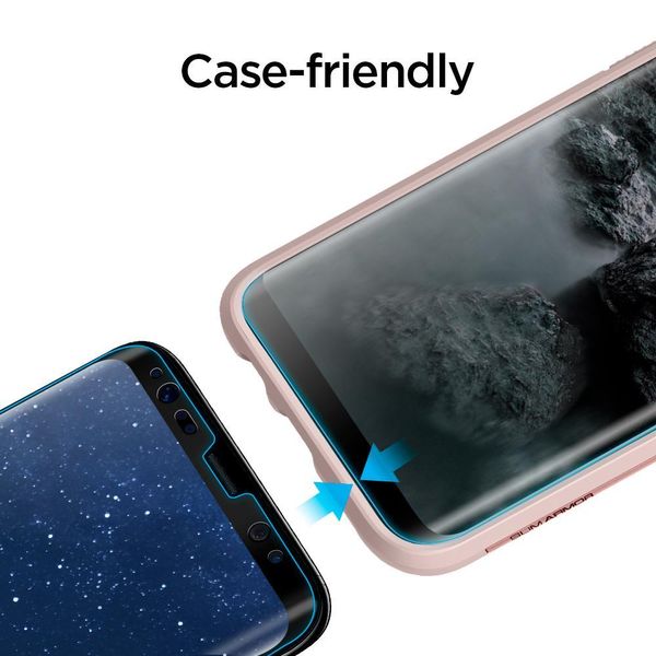Защитное стекло Spigen для Samsung Galaxy S8 Plus - Full Cover (571GL21778) 571GL21778 фото