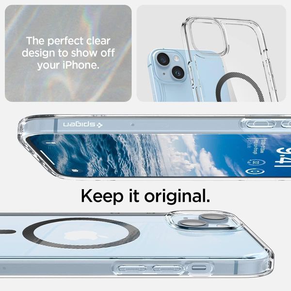 Чохол Spigen для iPhone 14 - Ultra Hybrid MagSafe, Carbon Fiber (ACS05050) ACS05050 фото