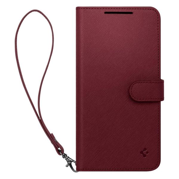 Книжка-Чохол Spigen для Samsung Galaxy S23 Plus - Wallet S Plus, Burgundy (ACS05678) ACS05678 фото