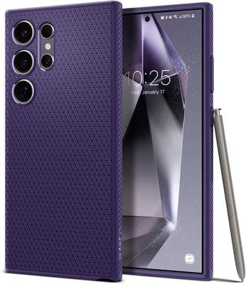 Чехол Spigen для Samsung Galaxy S24 Ultra - Liquid Air, Deep Purple (ACS07449) ACS07449 фото