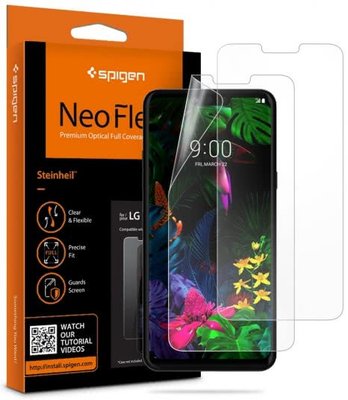 Захисна плівка Spigen для LG G8 THINQ Neo Flex, 2 шт (пошкоджена упаковка) (A32FL26239) A32FL26239 фото