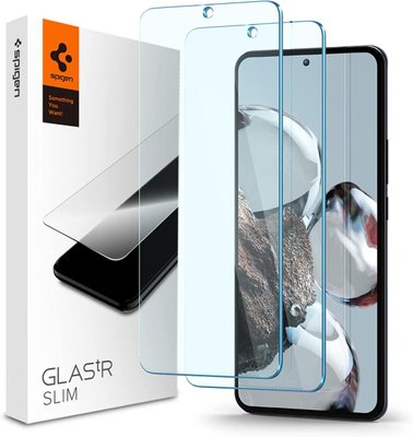 Защитное стекло Spigen для Xiaomi 12T / 12T Pro - Glas.tR Slim Premium (2 шт), Clear (AGL05918) AGL05918 фото