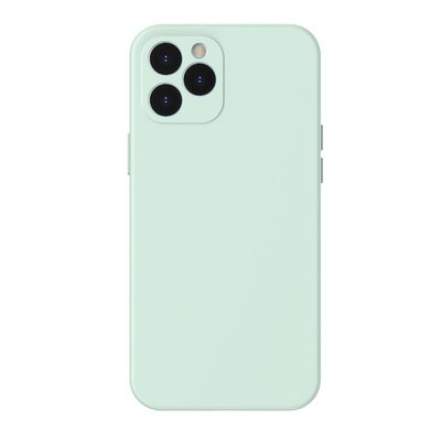 Чехол Baseus для iPhone 12 Pro Max Liquid Silica Gel, Mint green (WIAPIPH67N-YT6B) 228610 фото