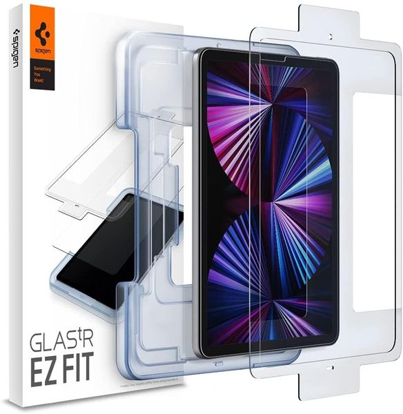 Защитное стекло Spigen для iPad Air 5/ 4 / iPad Pro 11 - EZ FIT GLAS.tR (1 шт), Clear (AGL02065) AGL02065 фото