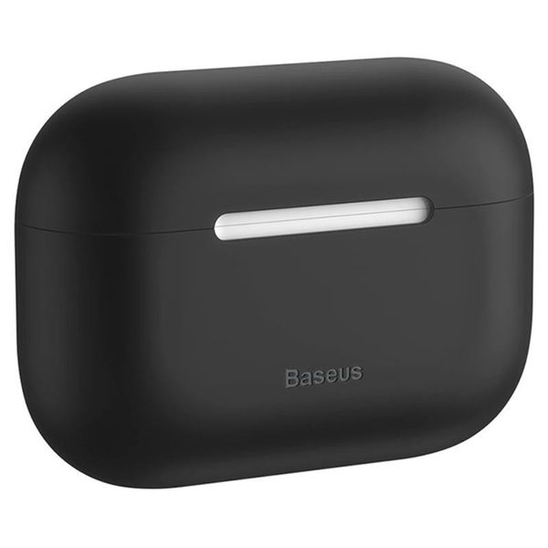 Чехол Baseus для Apple AirPods Pro Super Thin Silica Gel, Black (WIAPPOD-ABZ01) WIAPPOD-ABZ01 фото