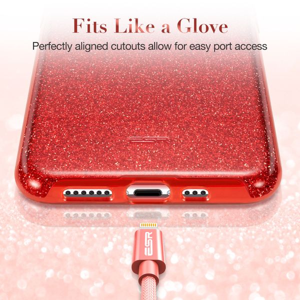 Чохол ESR для iPhone 11 Pro Makeup Glitter, Red (3C01192160201) 91401 фото
