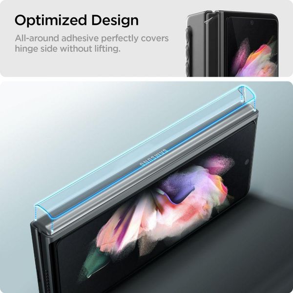 Захисне скло Spigen для Samsung Galaxy Z Fold 3 — GLAS.tR Full Cover + Hinge Film (AGL03732) AGL03732 фото
