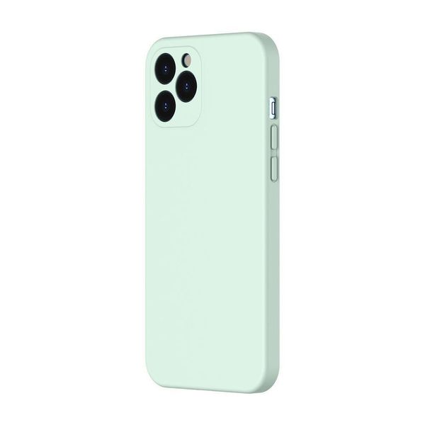 Чохол Baseus для iPhone 12 Pro Max Liquid Silica Gel, Mint green (WIAPIPH67N-YT6B) 228610 фото